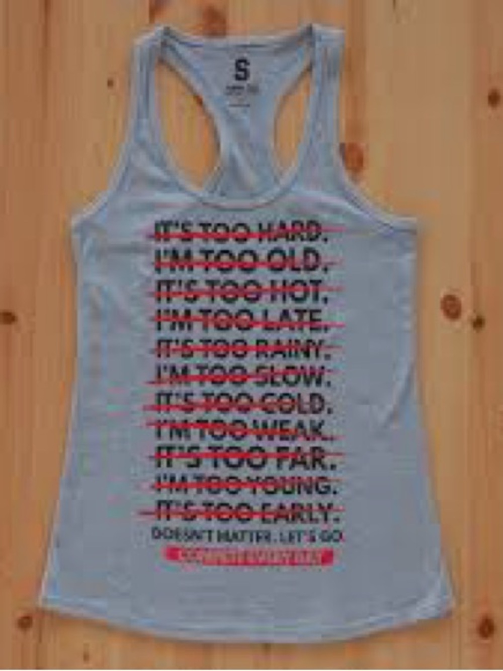 Compete Every Day Graphic Racerback Tank Top